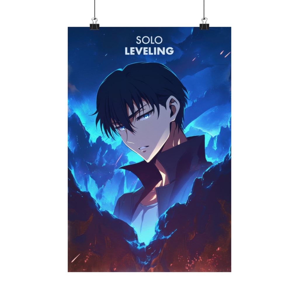 Solo Leveling Jinwoo Anime Poster