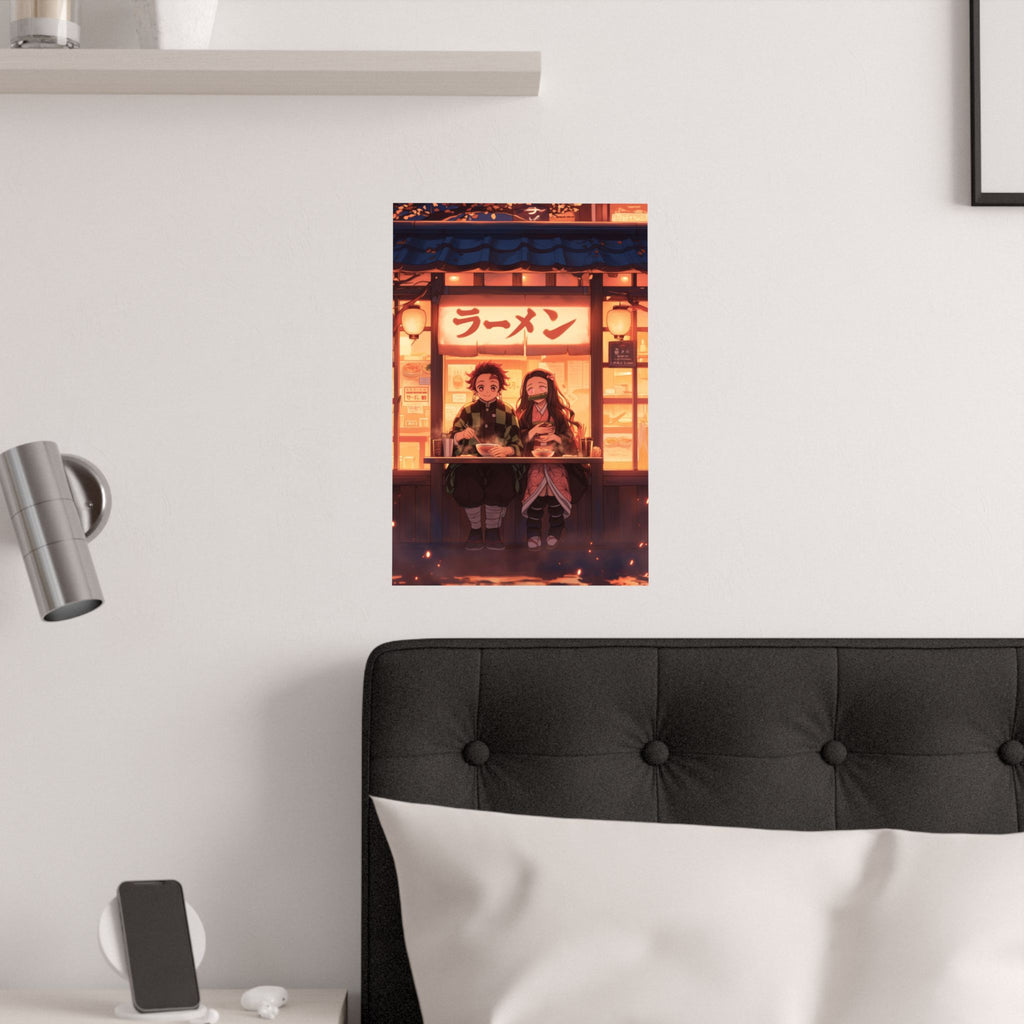 Demon Slayer Tanjiro and Nezuko Anime Poster