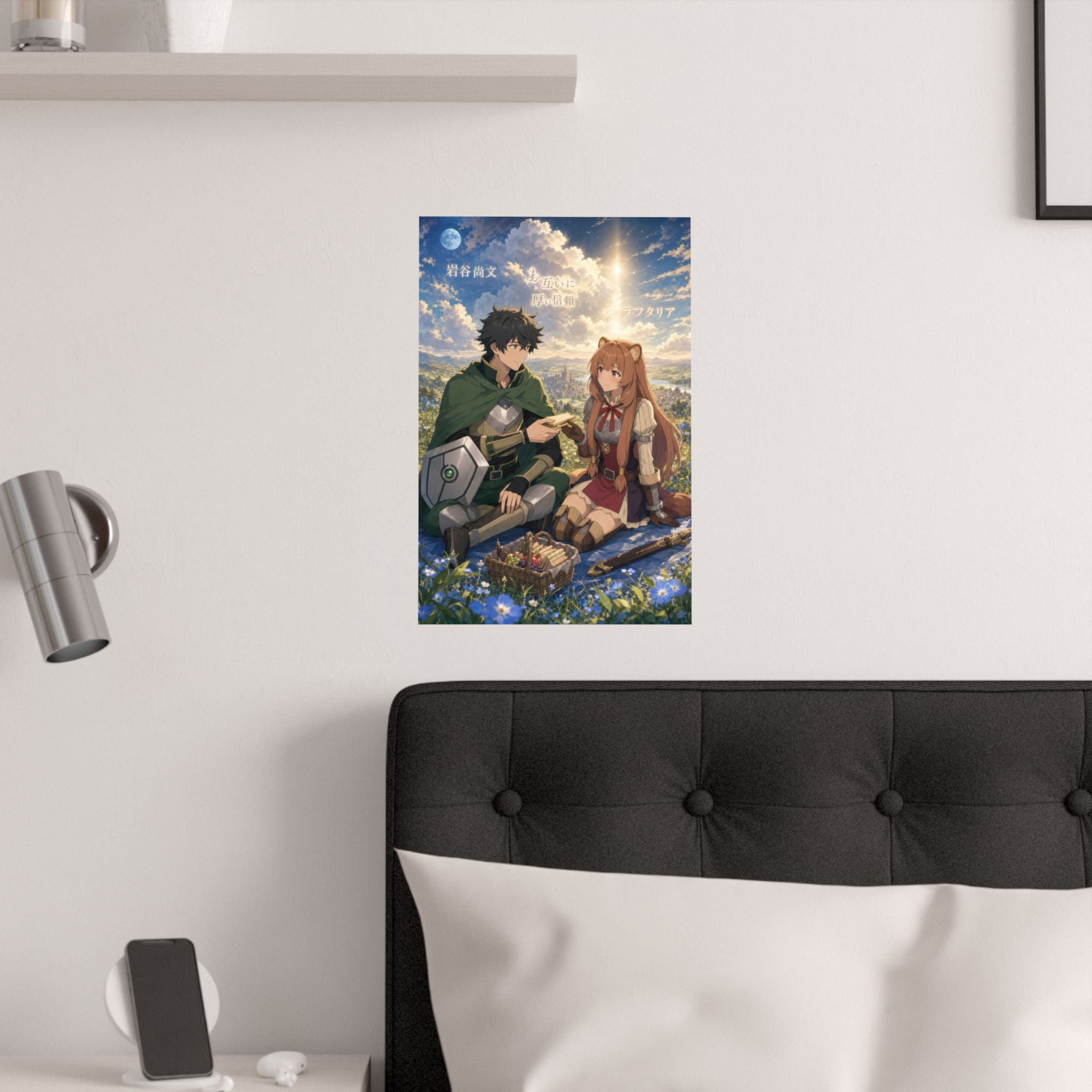 The Rising of the Shield Hero Romance Plus Blue Moon Picnic Anime Poster
