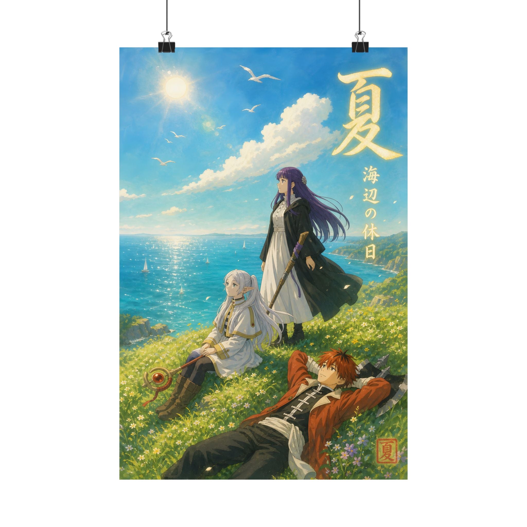 Frieren Fs02 Summer Anime Poster