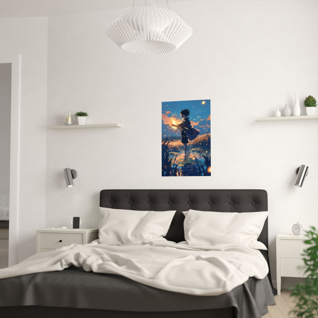 Eat a Star Howls Moving Castle Anime Poster