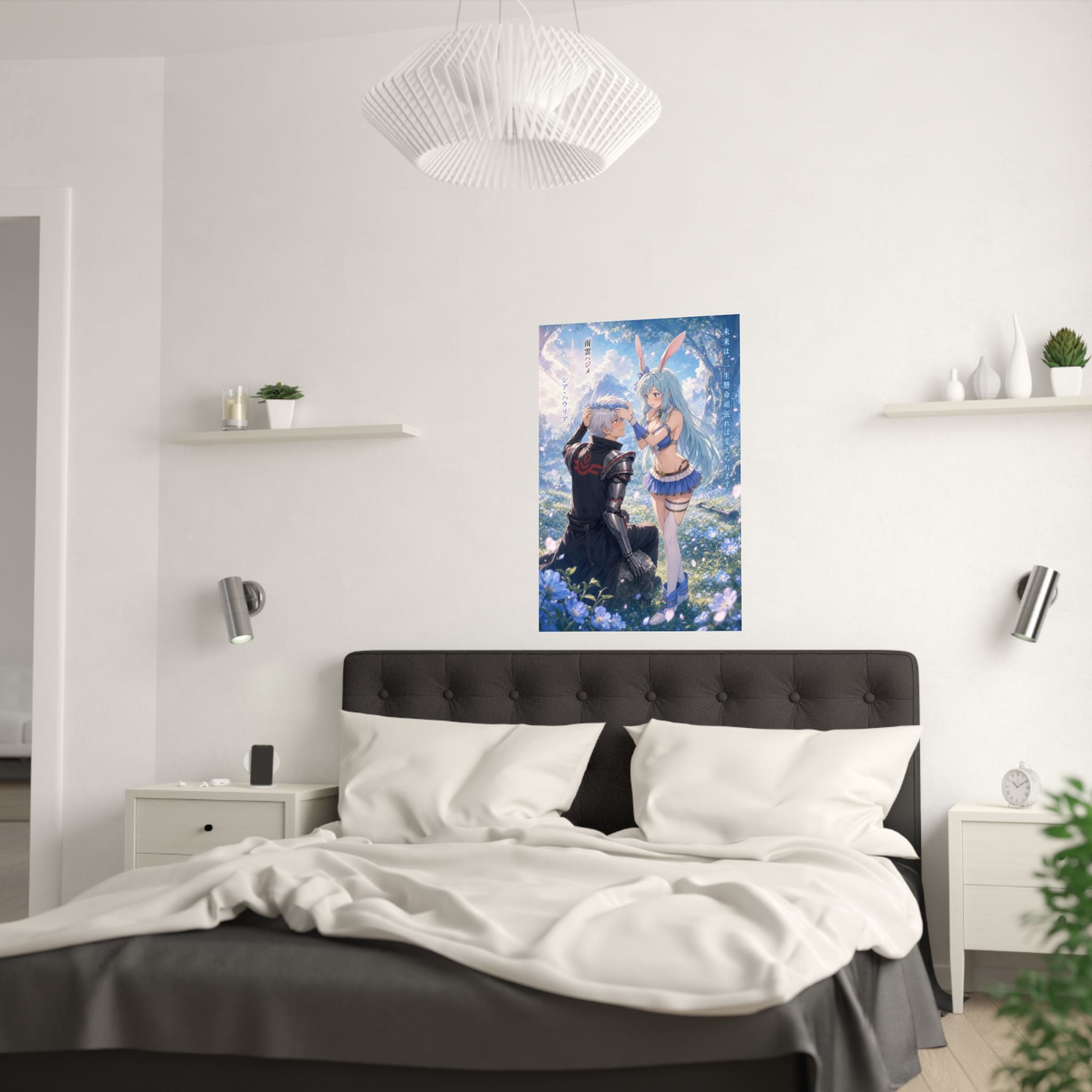 Arifureta Romance Plus Hajime Shea Flower Crown Anime Poster