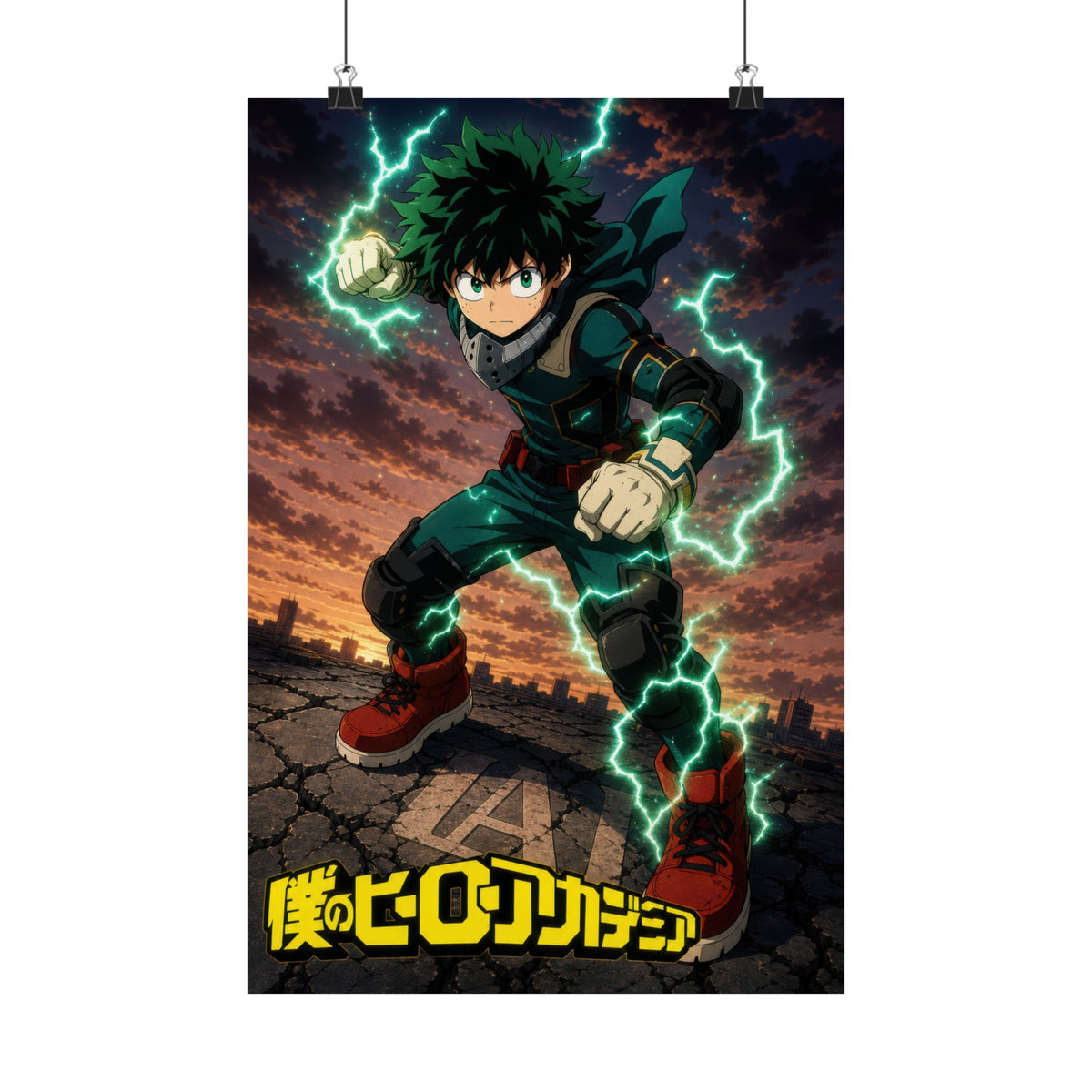 My Hero Academia G1 Deku Fullcowl Anime Poster