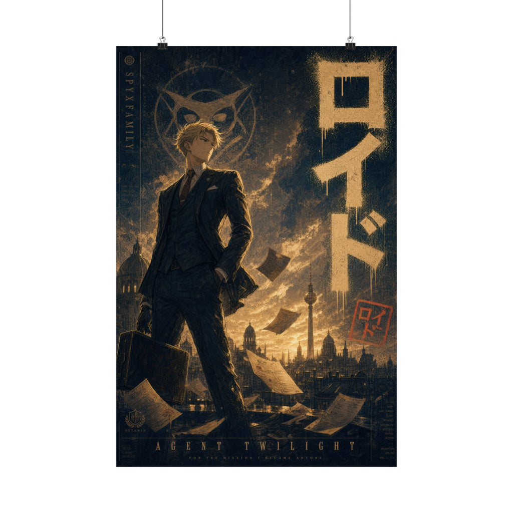 Spy x Family Loid Agent Twilight Anime Poster