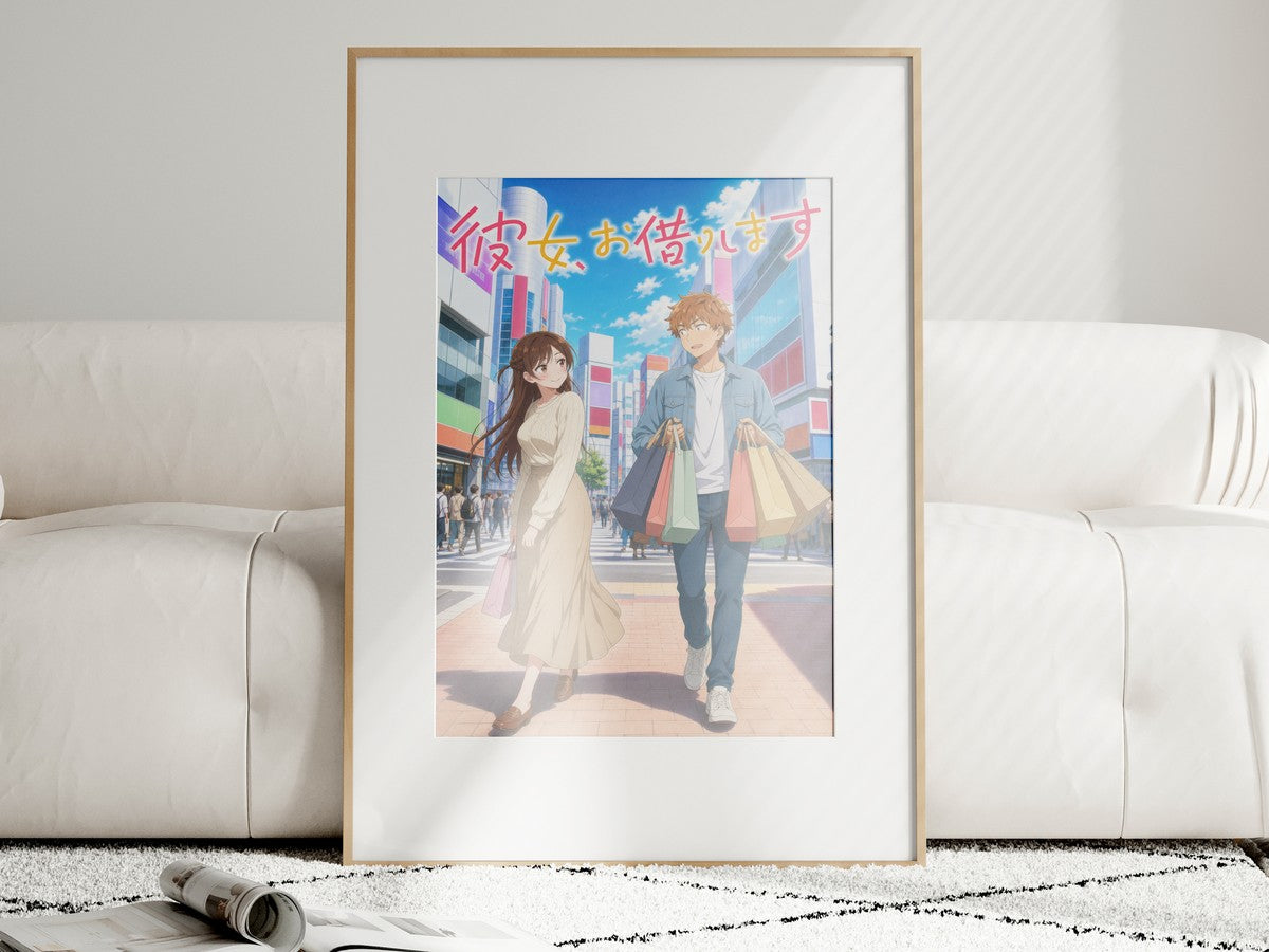 Rent a Girlfriend G10 Shopping Day Anime Poster