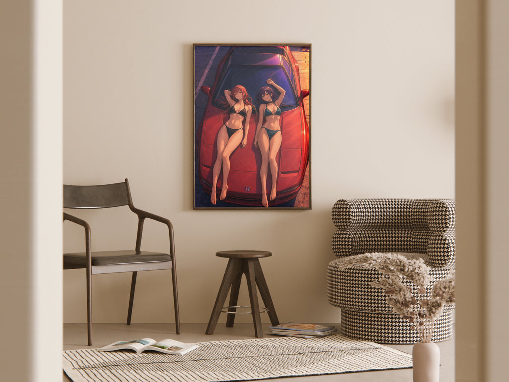 Makima Reze Chainsaw Man Anime Poster Devil Women Art Print