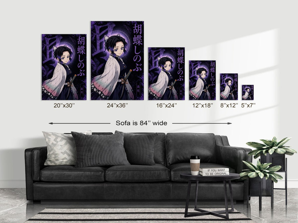 Demon Slayer Hm03 Shinobu Wisteria Neo Pulp Anime Poster