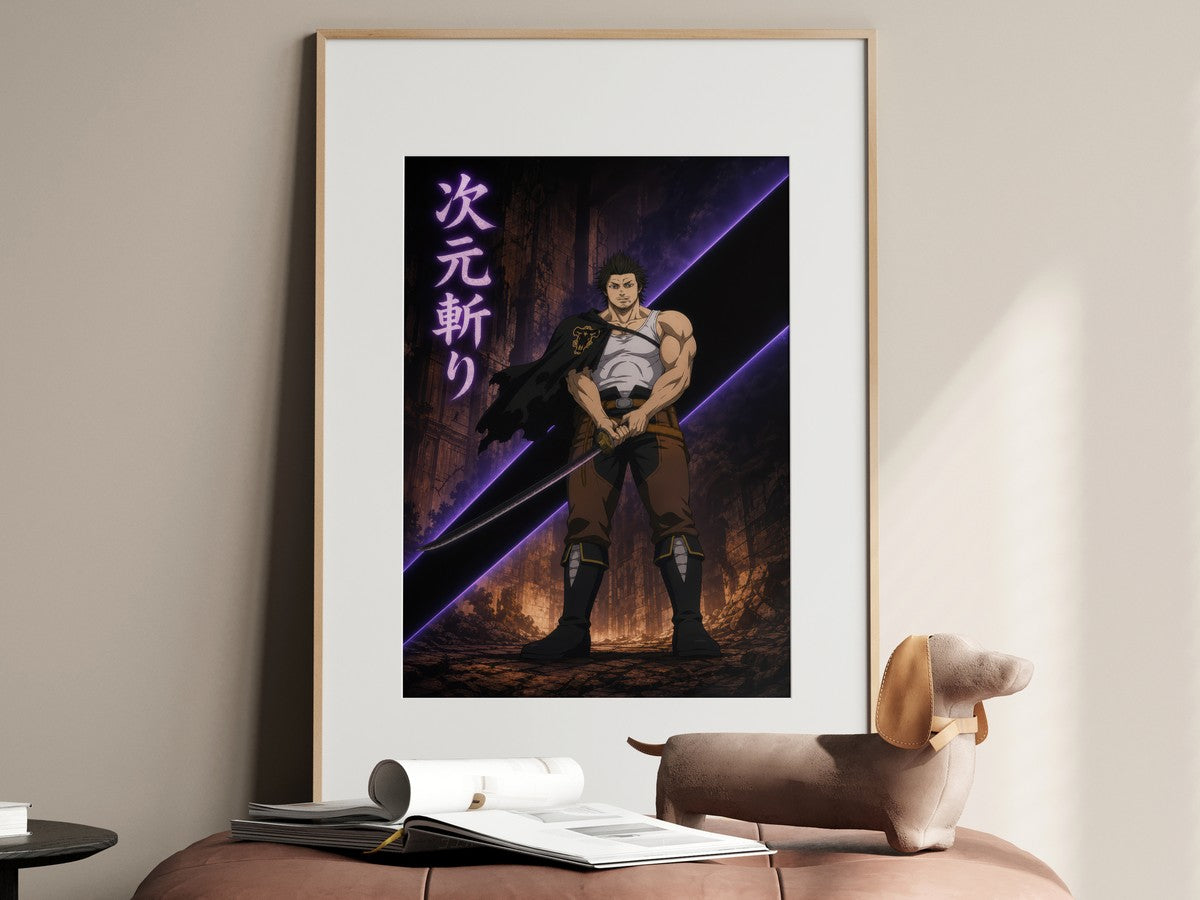 Black Clover P05B Yami Dimension Slash Anime Poster