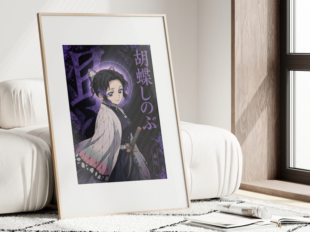 Demon Slayer Hm03 Shinobu Wisteria Neo Pulp Anime Poster