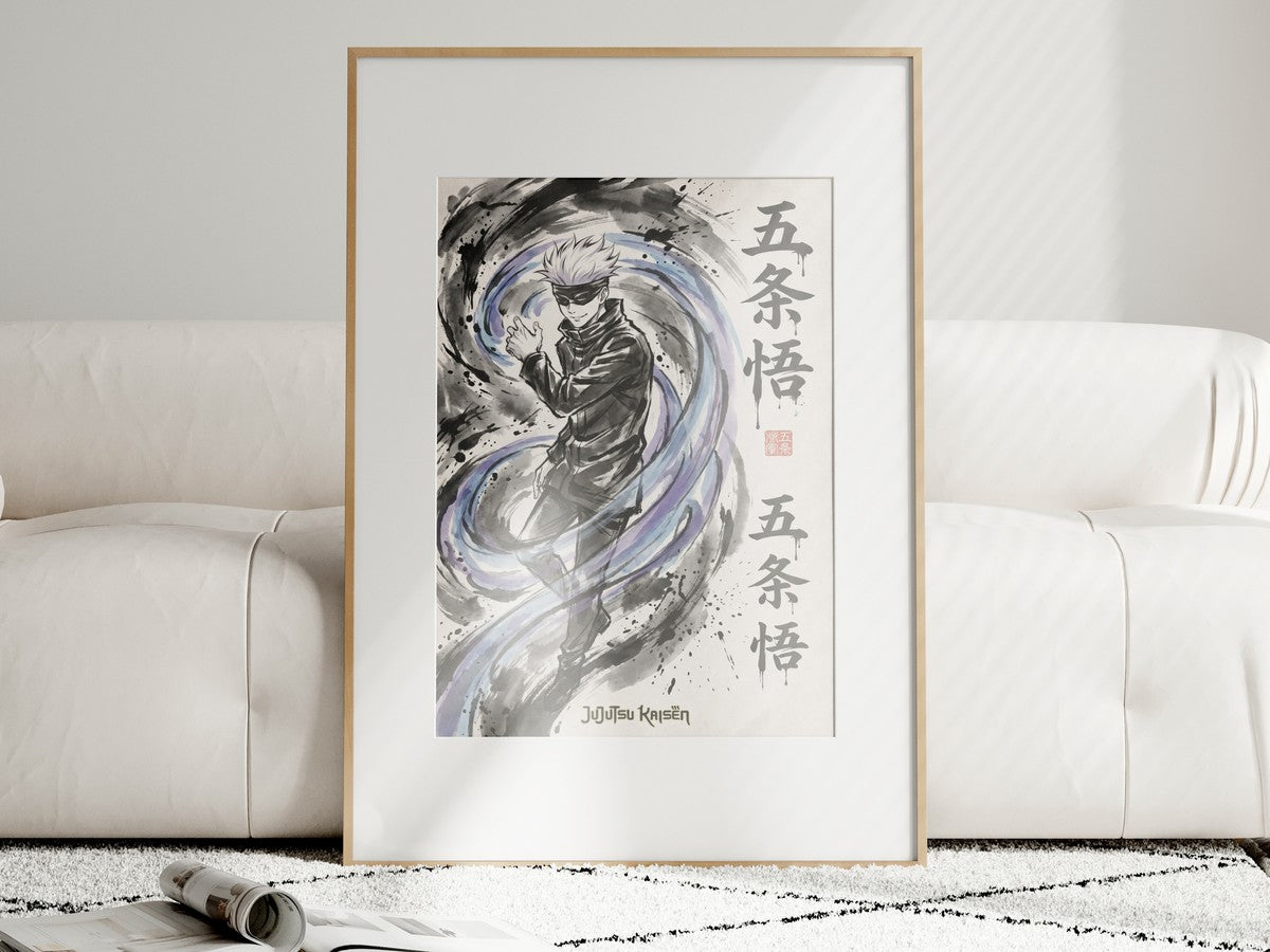 Jujutsu Kaisen Gojo Satoru Hollow Purple Anime Poster