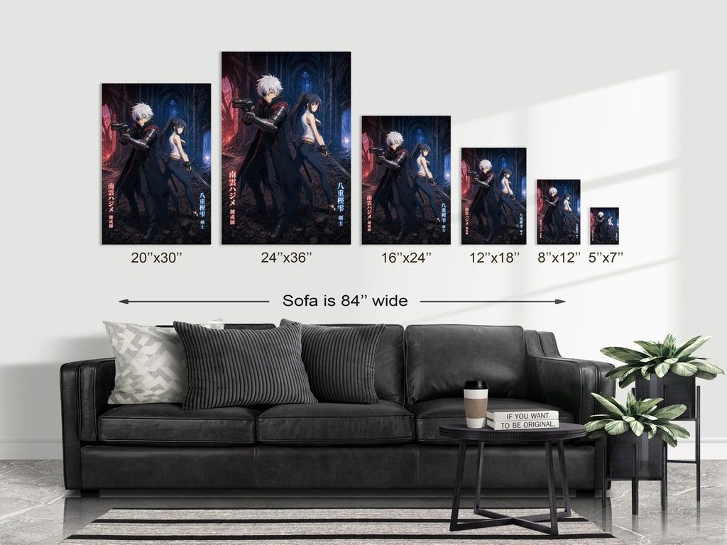 Arifureta Hajime Shizuku Back To Back Combat Anime Poster