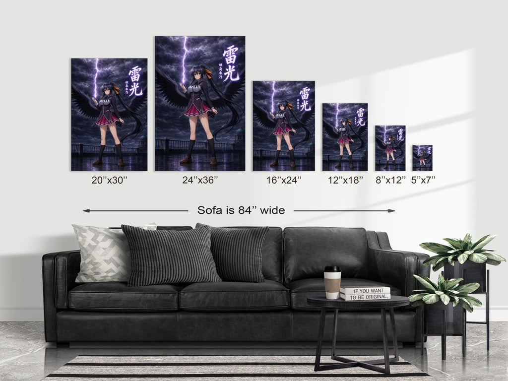 High School DxD P03 Akeno Holy Lightning Anime Poster