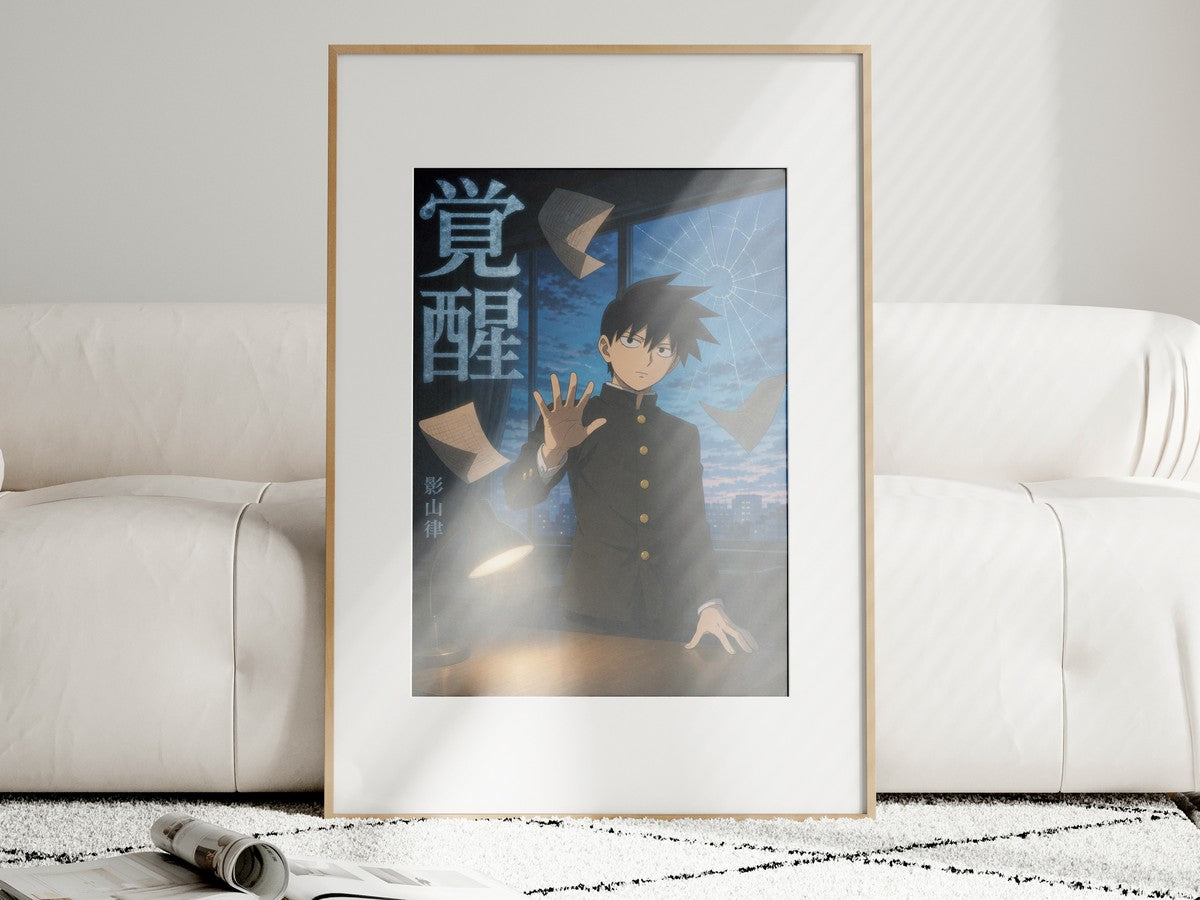 Mob Psycho 100 P08 Ritsu Awakening Anime Poster