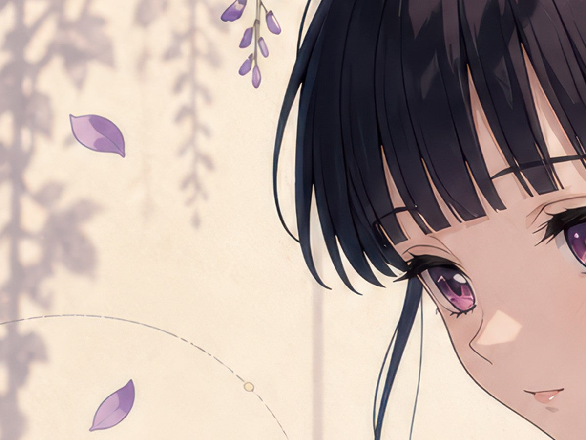 Demon Slayer Kanao Coin Floral Editorial Anime Poster