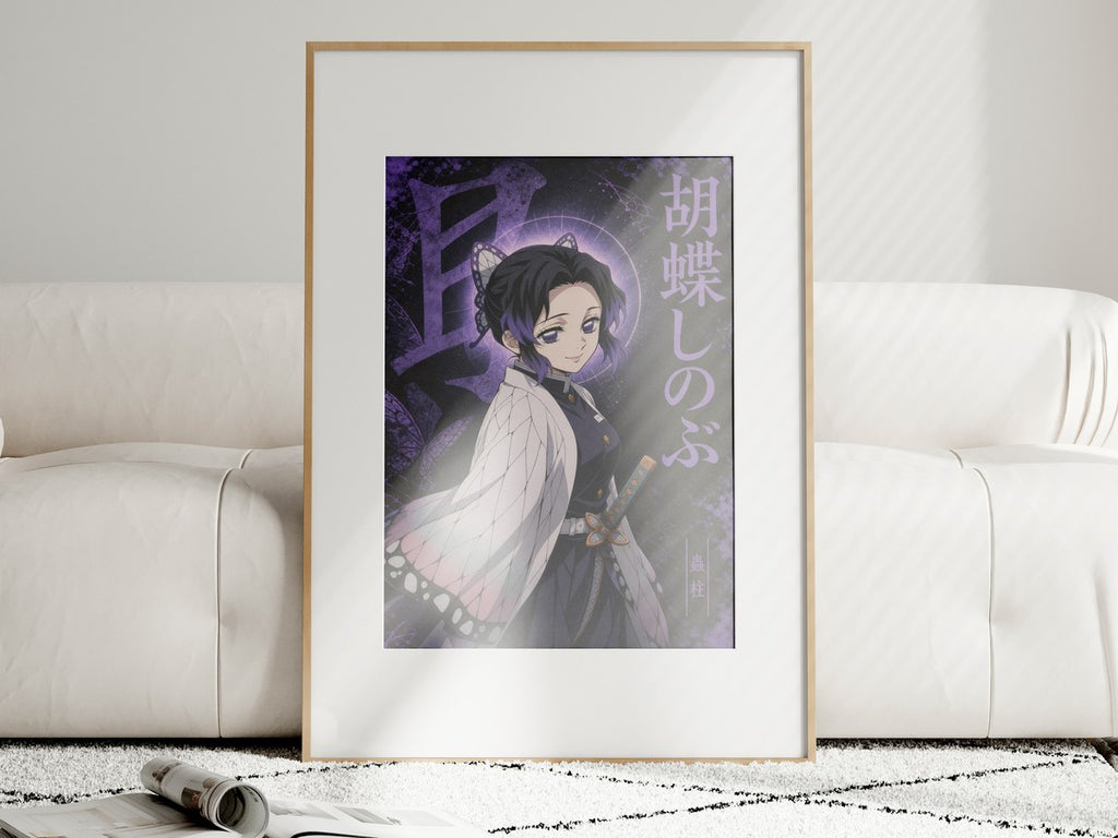 Demon Slayer Hm03 Shinobu Wisteria Neo Pulp Anime Poster