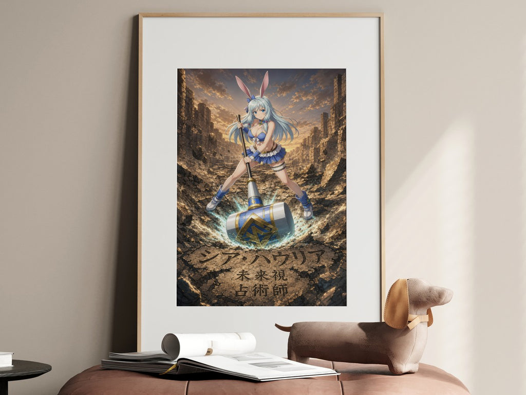 Arifureta Shea Hammer Impact Physical Power Anime Poster