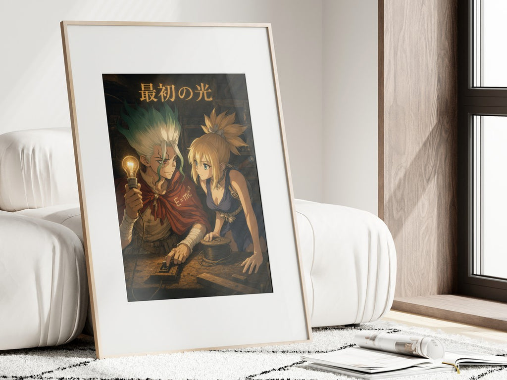 Dr. Stone P14 Senku Kohaku Firstlight Anime Poster