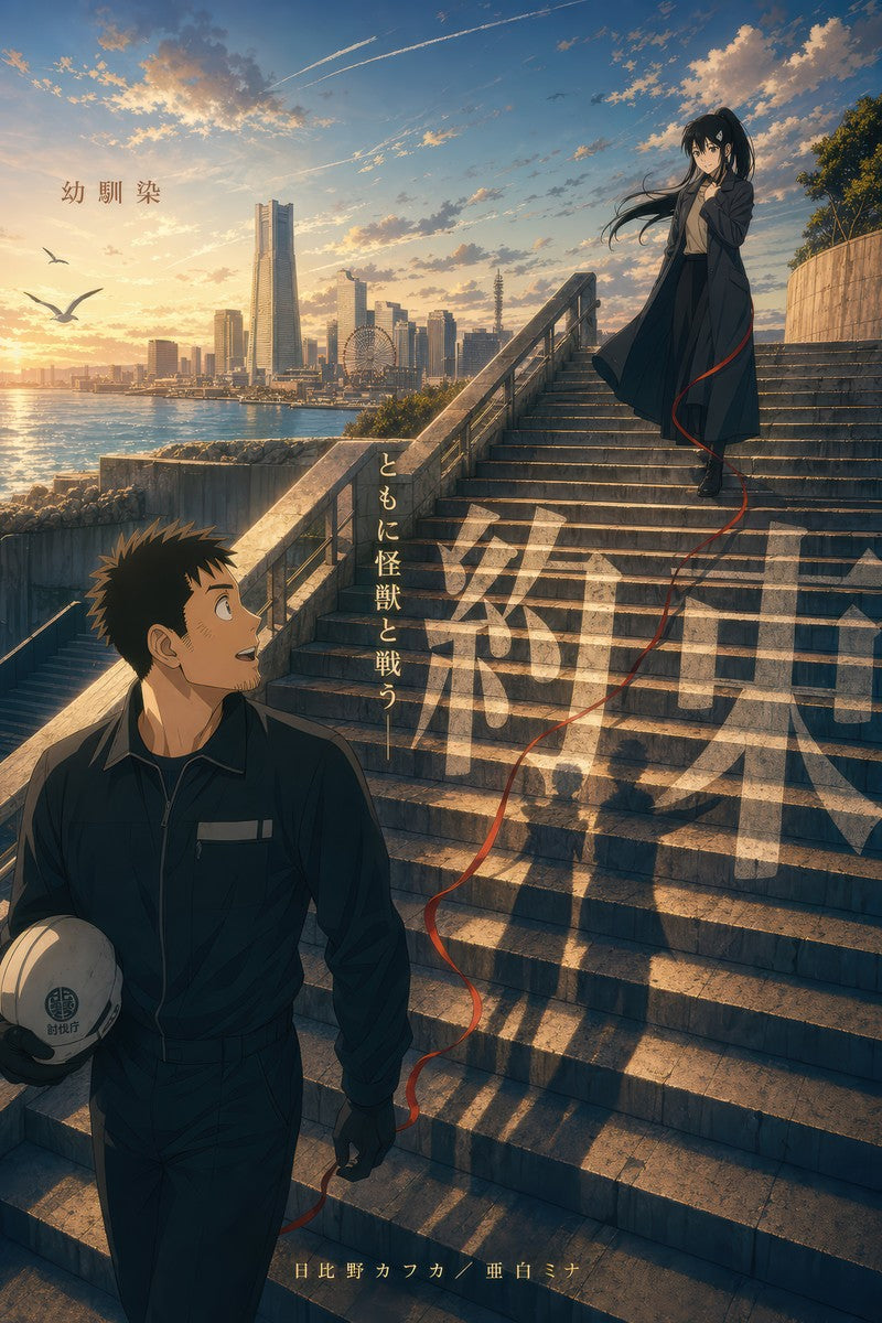 Kaiju No. 8 Kj8 R05 Kafka Mina Promise Across Time Movie Poster Anime Poster