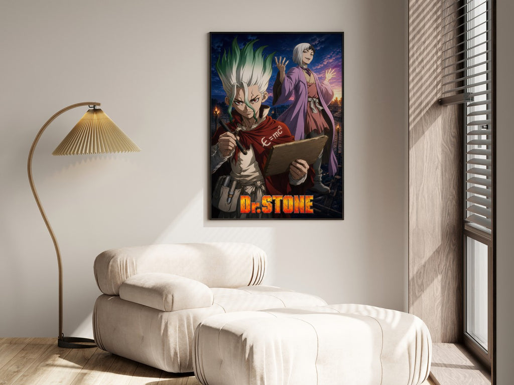 Dr. Stone P17 Senku Gen Mentalist Anime Poster