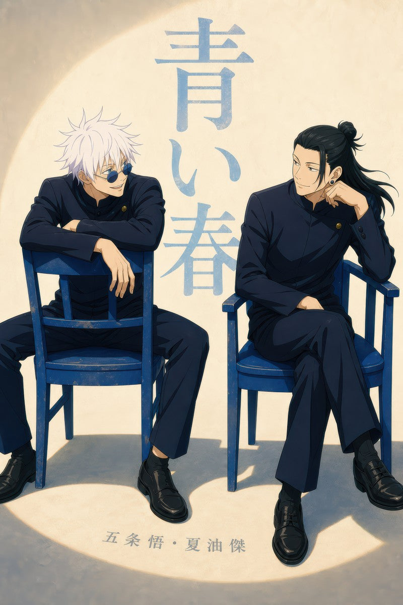 Jjk-Kv-Group02 Blue-Spring-Chairs Gpt-Image-2 Pixazo Medium V01 Anime Poster
