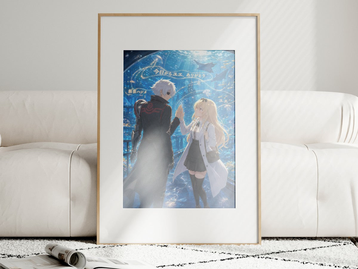 Arifureta Romance Plus Hajime Yue Aquarium Anime Poster