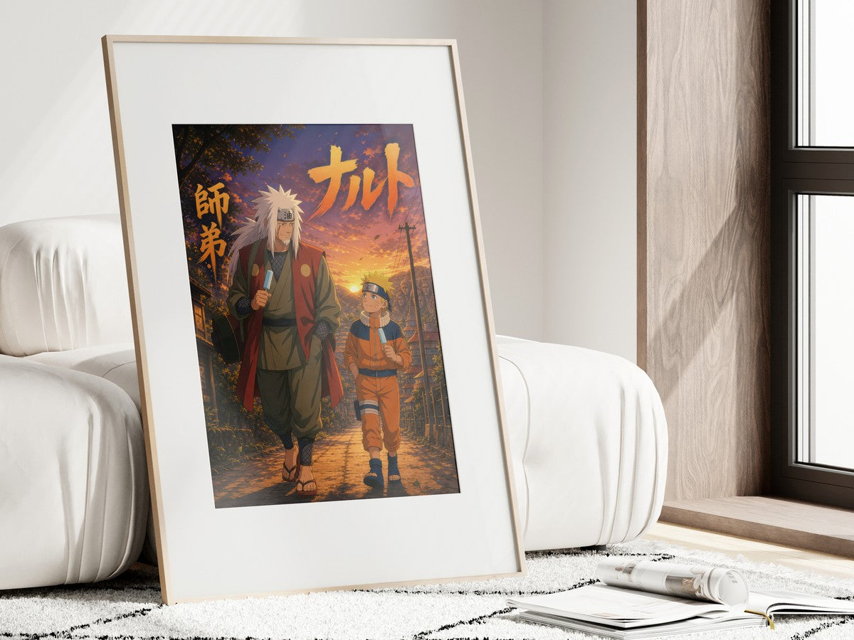 Naruto Nr05 Jiraiya Naruto Popsicles Anime Poster