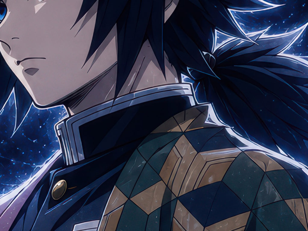 Demon Slayer Hm02 Giyu Electric Stillness Anime Poster