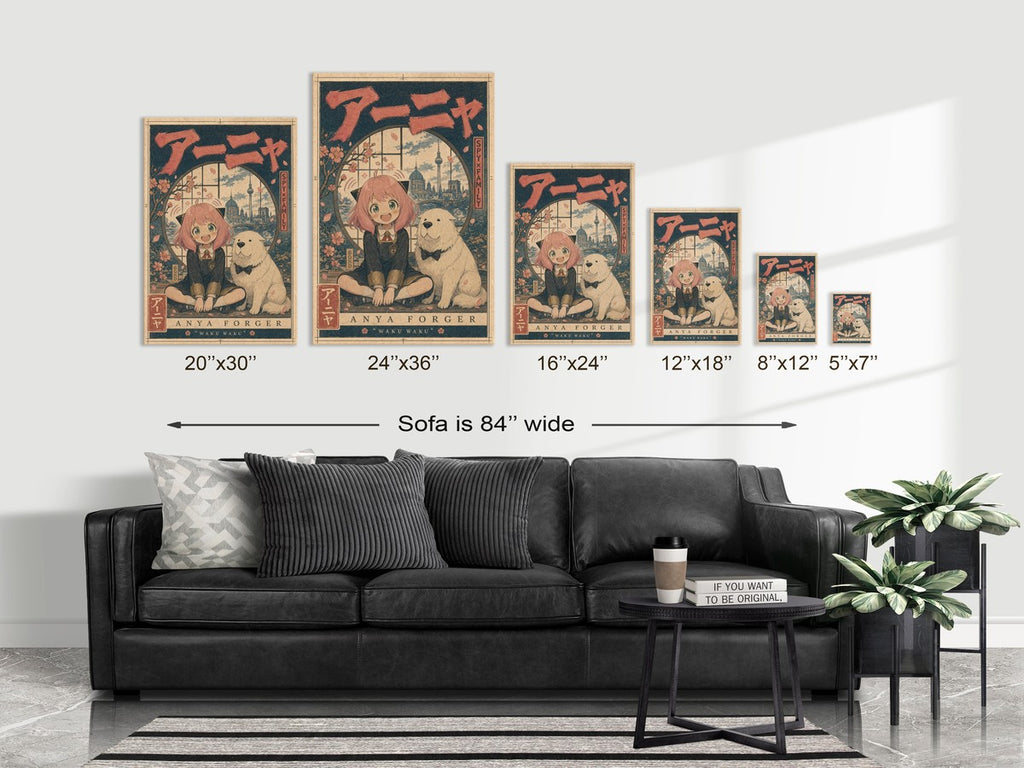 Spy x Family Anya Bond Window Seat Anime Poster