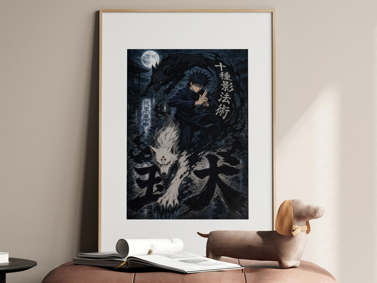 Jjk Megumi-Divine-Dogs Native-Type Dynamic Gpt-Image-2 Pixazo Medium V01 Anime P