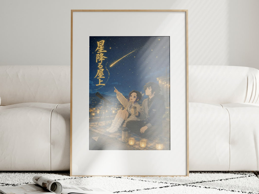 Demon Slayer Giyu Shinobu Dreamy Stargazing Anime Poster