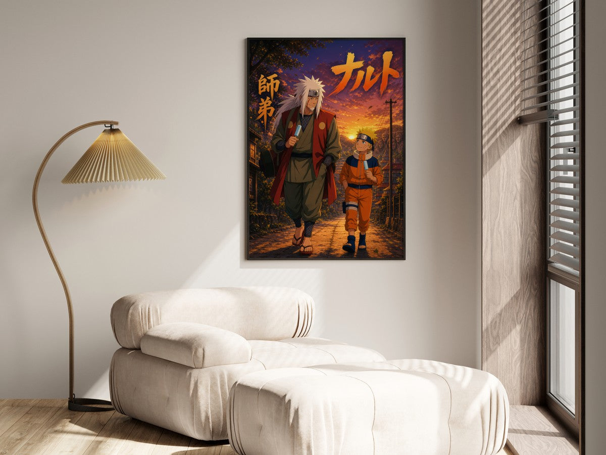Naruto Nr05 Jiraiya Naruto Popsicles Anime Poster