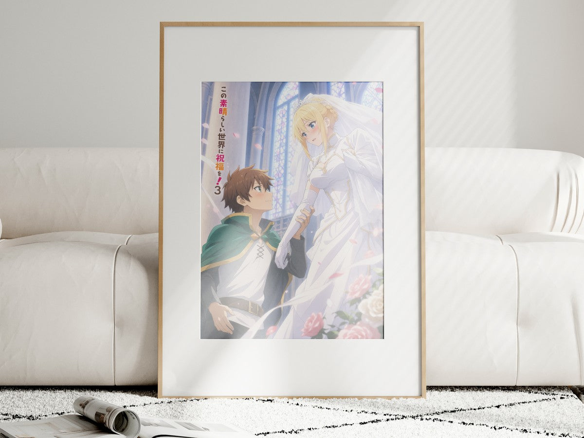 KonoSuba Romantic Duos R11 Darkness Kazuma Altar Anime Poster