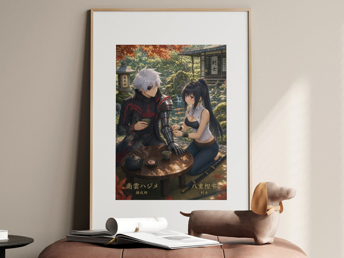 Arifureta Romance Plus Hajime Shizuku Tea Garden Anime Poster