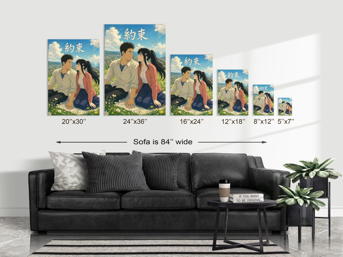 Kaiju No. 8 Kj8 R07 Kafka Mina Hilltop Love Miyazaki Anime Poster