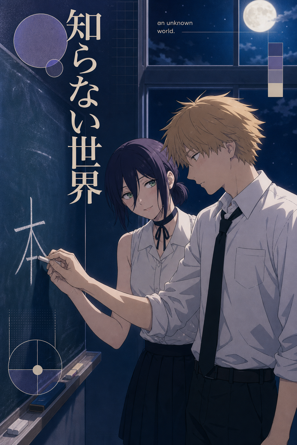 HEDESYNS90:chainsaw-man-denji-reze-night-school-romantic-night-school-chalk-editorial-gpt-image-2-pixazo-medium-v01:original