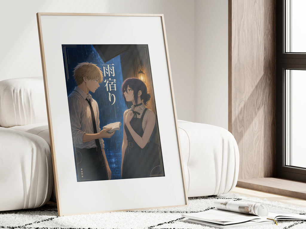HEDESYNS90:chainsaw-man-denji-reze-rain-shelter-v2-romantic-blue-rain-cinema-poster-without-english-gpt-image-2-pixazo-medium-v01:i01462