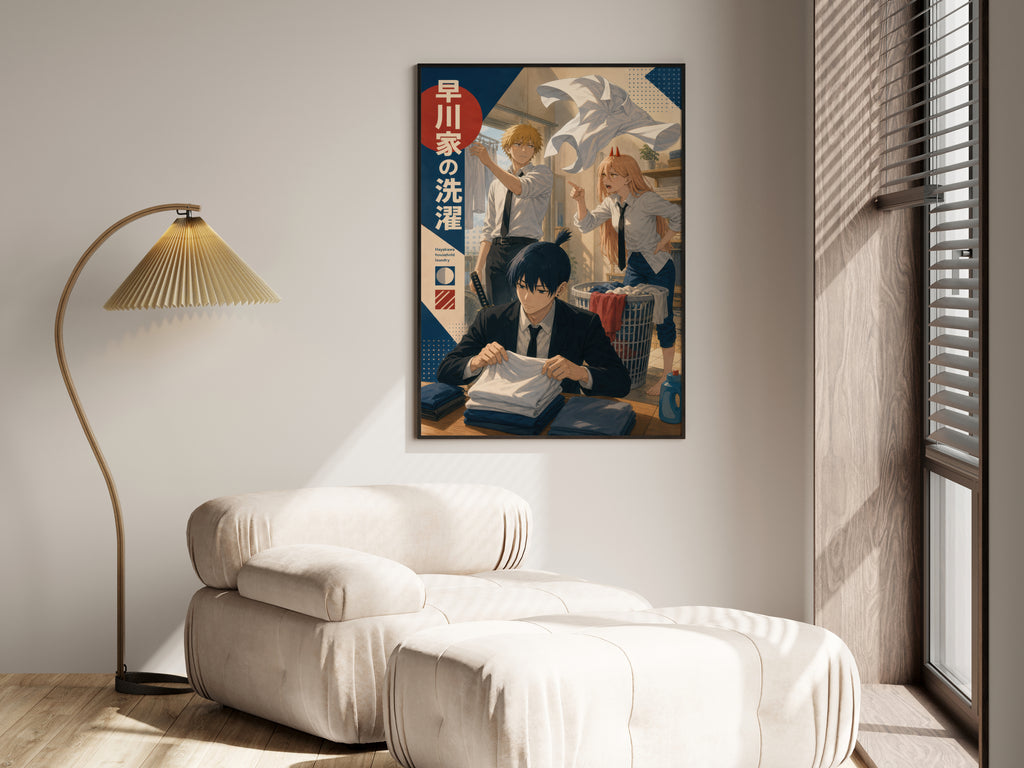 HEDESYNS90:chainsaw-man-hayakawa-family-laundry-warm-lifestyle-magazine-poster-gpt-image-2-pixazo-medium-v01:i01455