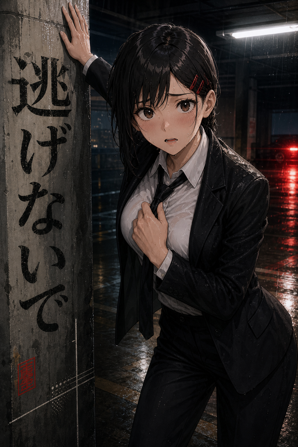 HEDESYNS90:chainsaw-man-kobeni-dont-run-cinematic-rain-noir-adult-glamour-gpt-image-2-pixazo-medium-v01:original