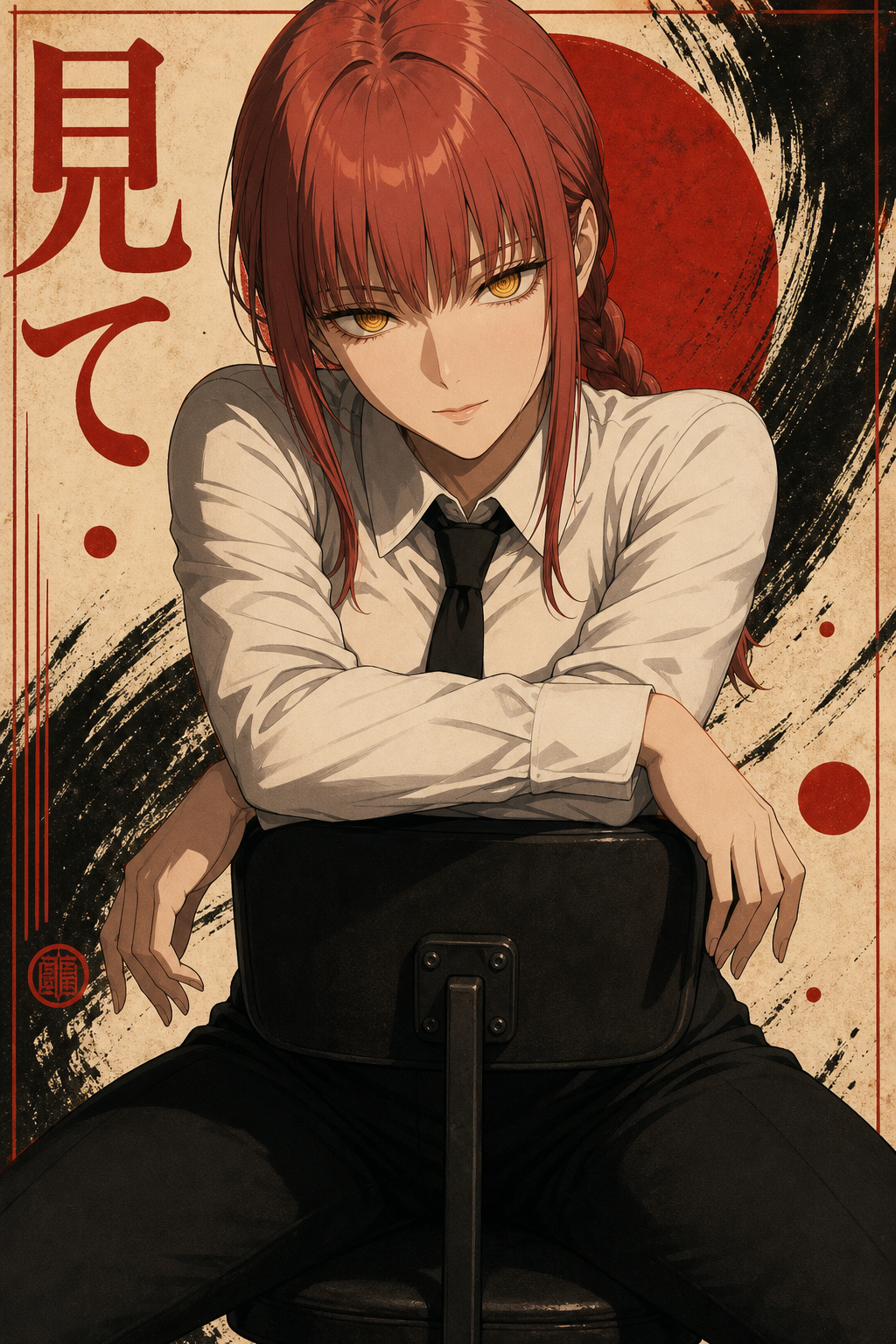 HEDESYNS90:chainsaw-man-makima-look-at-me-cream-black-scarlet-adult-glamour-gpt-image-2-pixazo-medium-v01:original