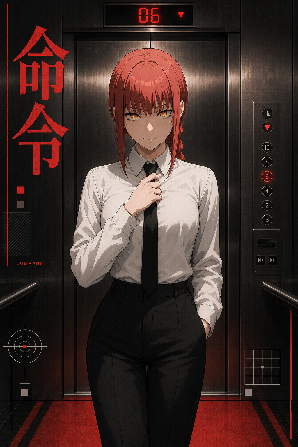 HEDESYNS90:chainsaw-man-makima-red-elevator-mature-red-elevator-fashion-poster-gpt-image-2-pixazo-medium-v01:original