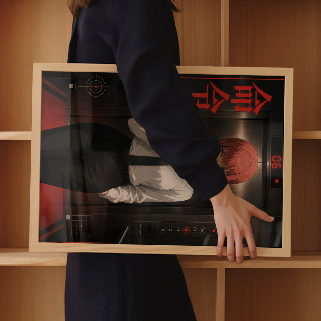 HEDESYNS90:chainsaw-man-makima-red-elevator-mature-red-elevator-fashion-poster-gpt-image-2-pixazo-medium-v01:mockup