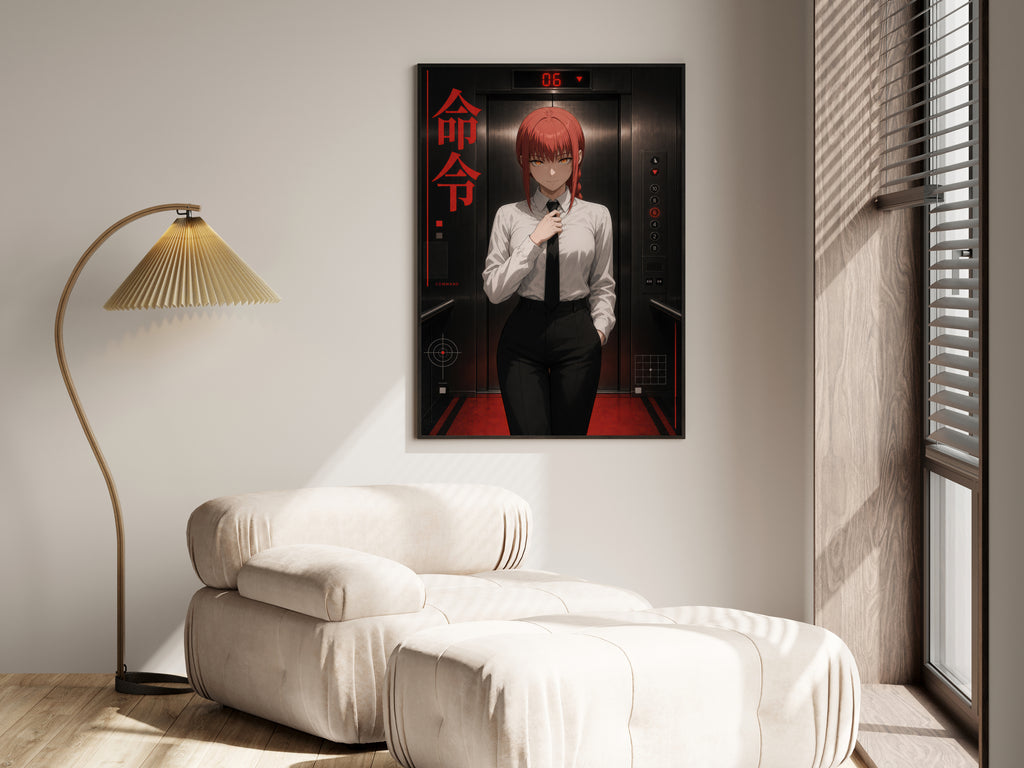 HEDESYNS90:chainsaw-man-makima-red-elevator-mature-red-elevator-fashion-poster-gpt-image-2-pixazo-medium-v01:i01455