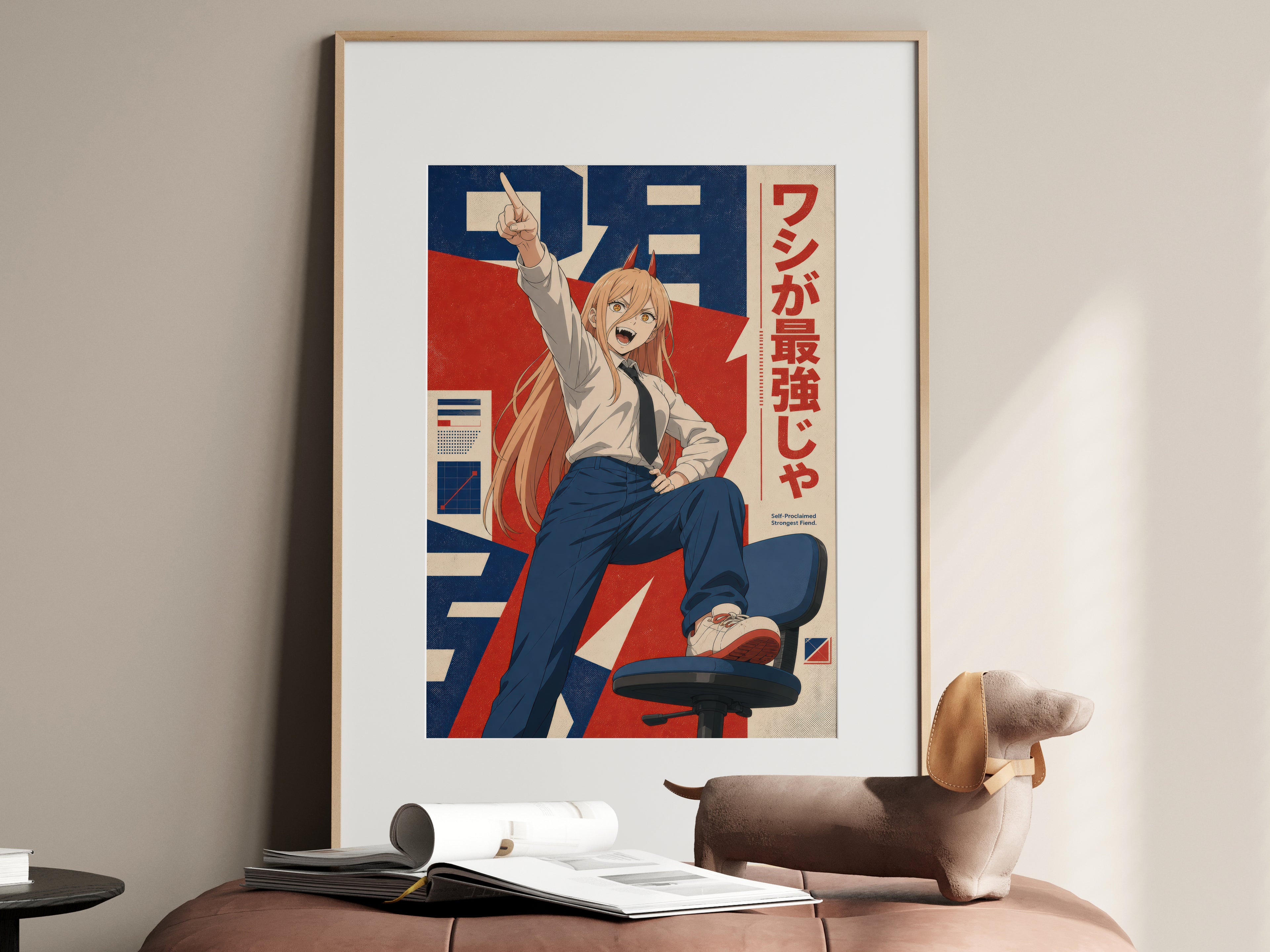 HEDESYNS90:chainsaw-man-power-self-proclaimed-victory-bold-blue-red-anime-editorial-gpt-image-2-pixazo-medium-v01:hero
