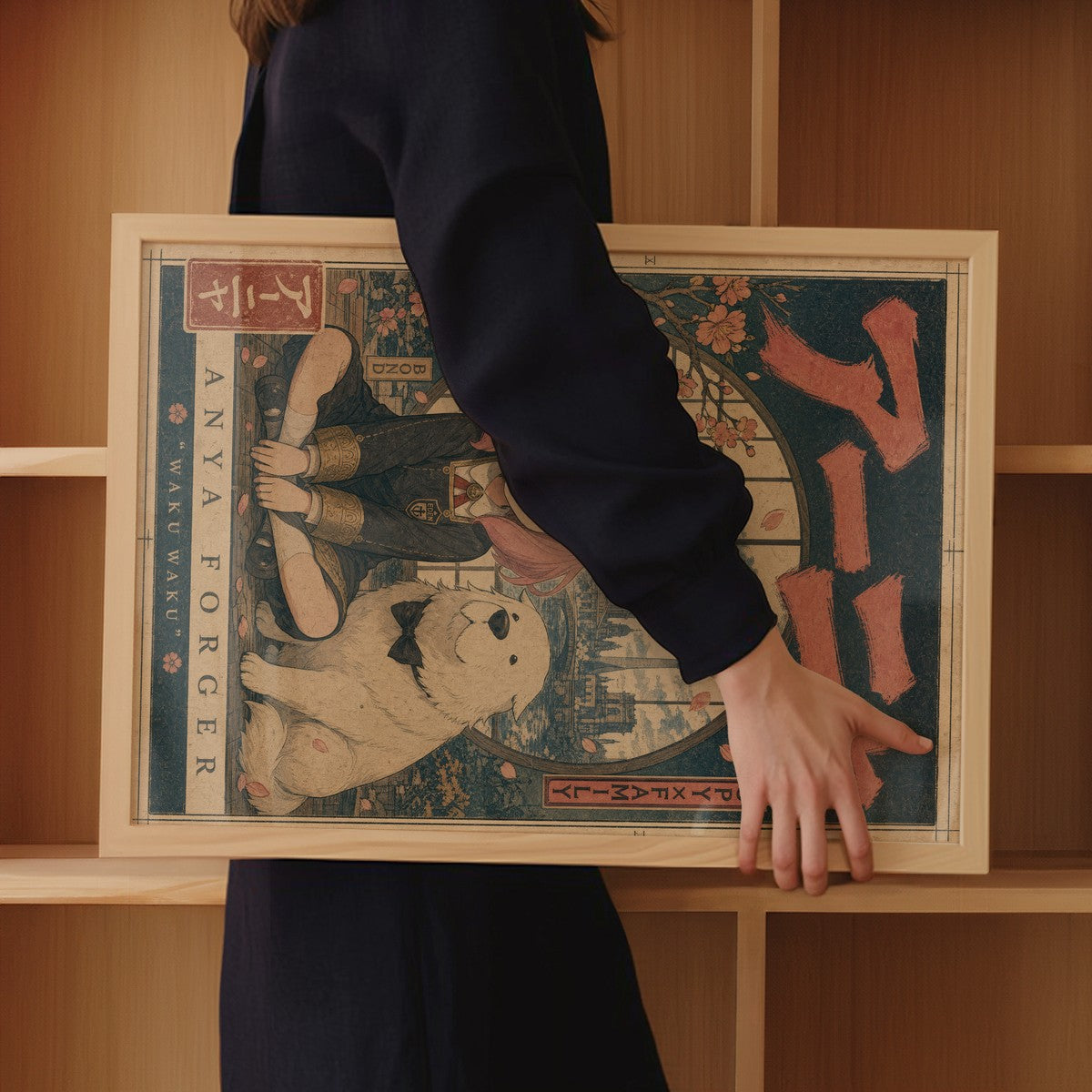 Spy x Family Anya Bond Window Seat Anime Poster