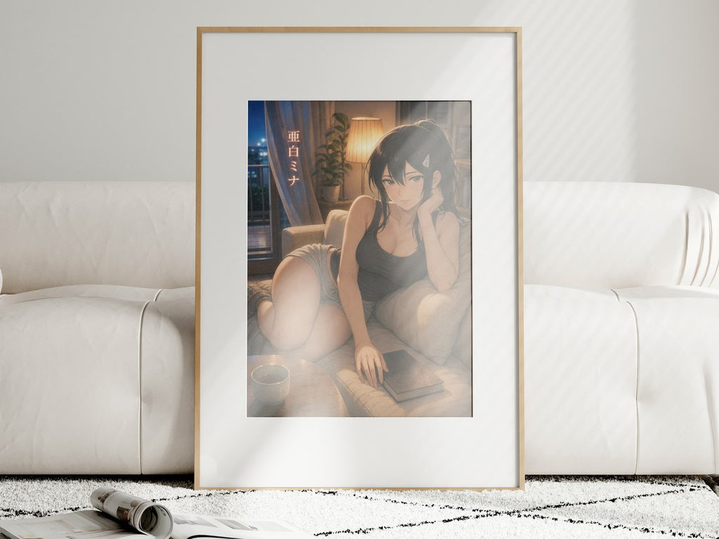 Kaiju No. 8 Kj8 S04 Mina Sleepy Couch Master Locked Anime Poster