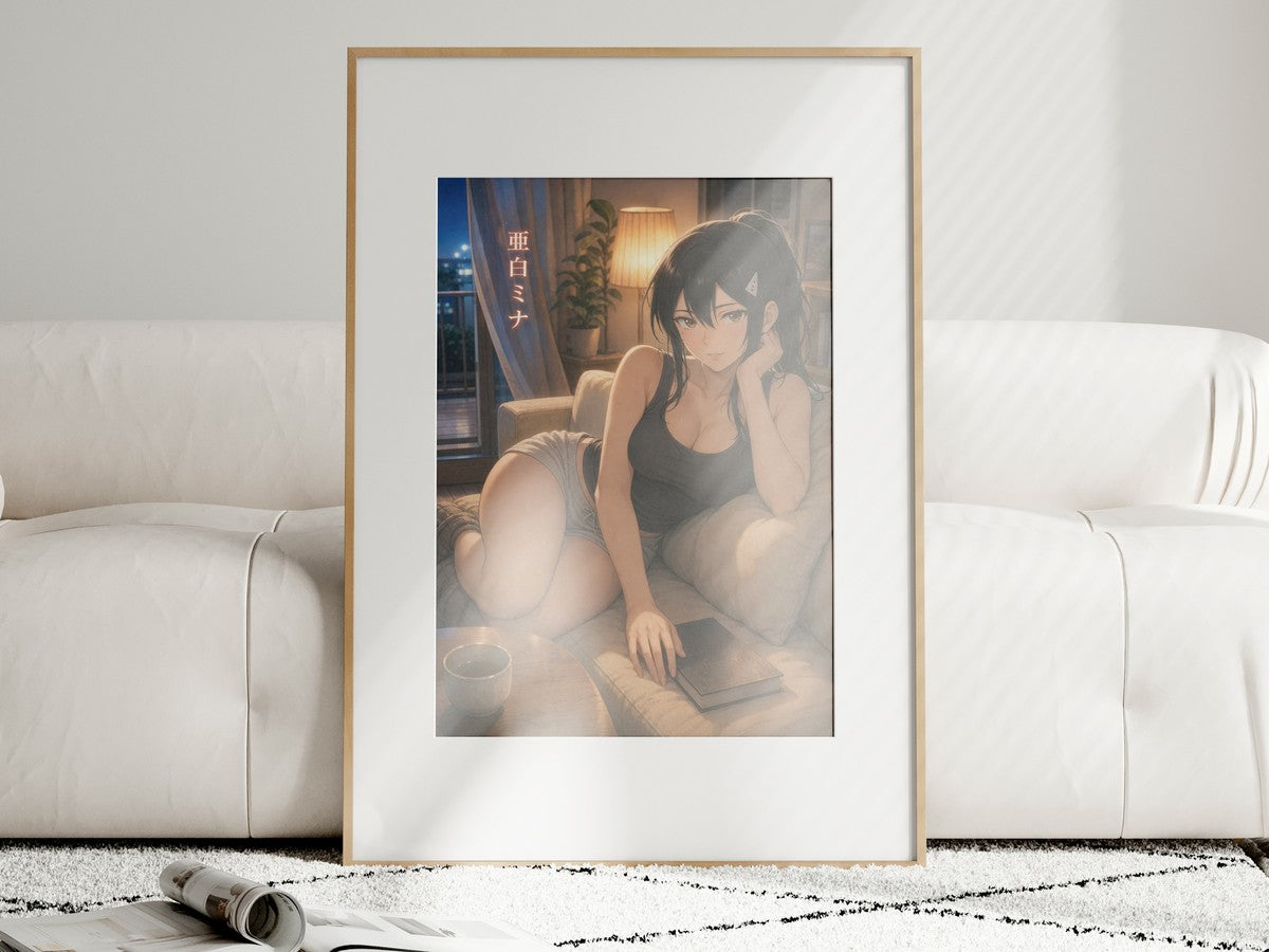 Kaiju No. 8 Kj8 S04 Mina Sleepy Couch Master Locked Anime Poster
