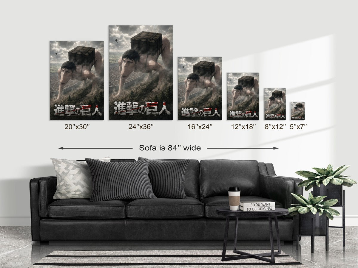 Poster on sofa