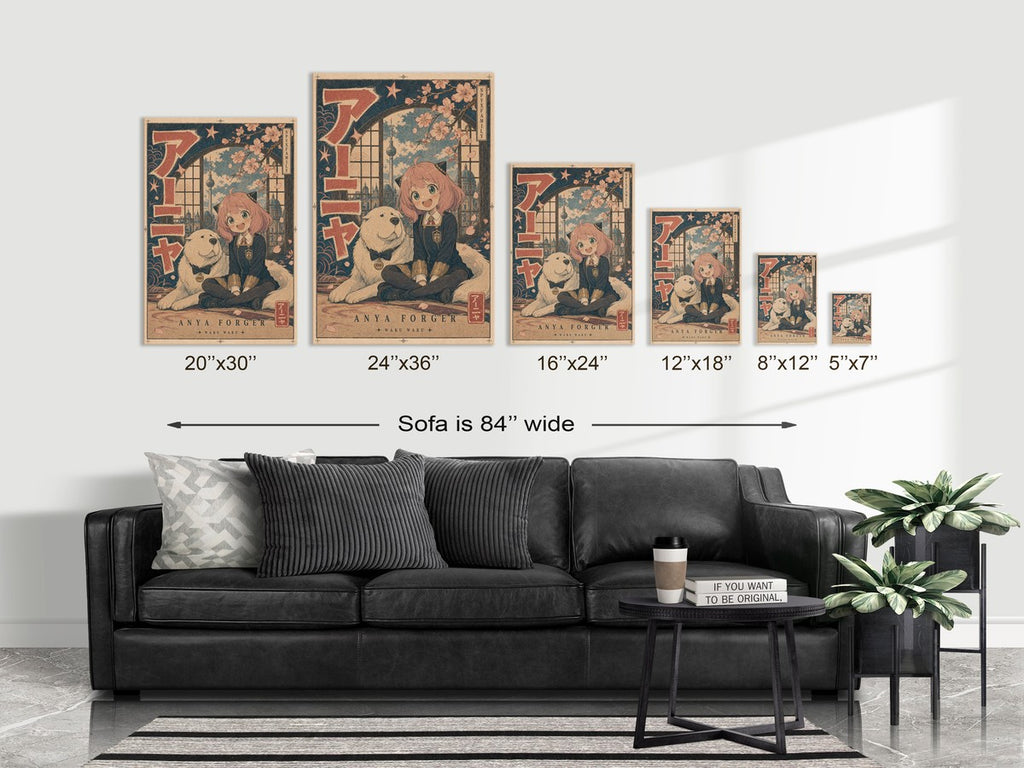 Spy x Family Anya Bond Waku Waku Anime Poster