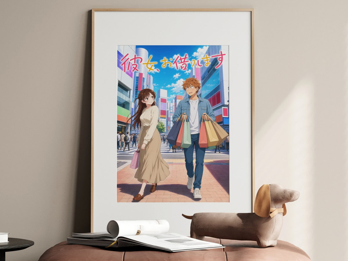 Rent a Girlfriend G10 Shopping Day Anime Poster