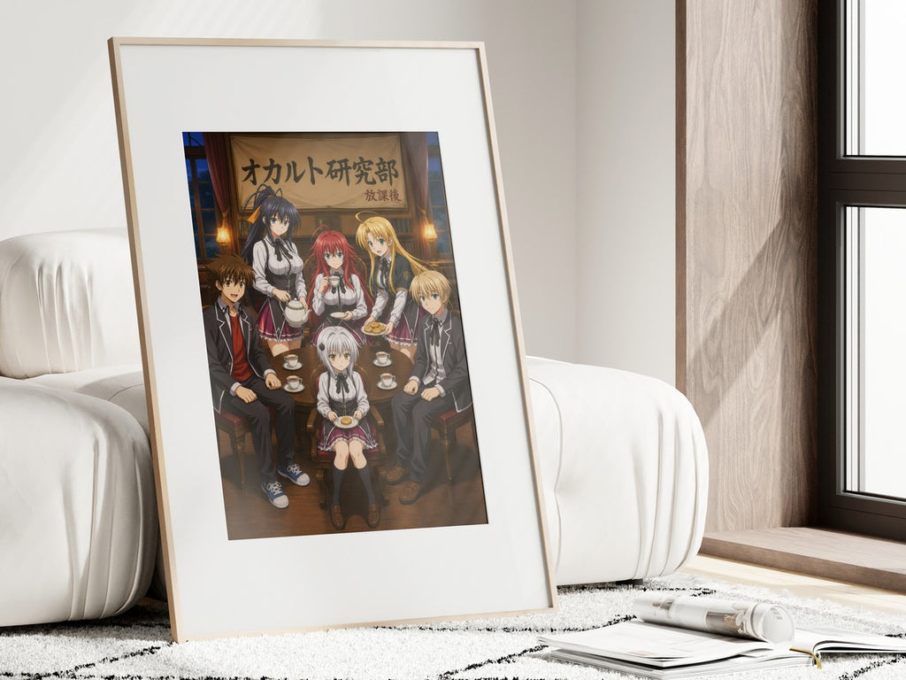 High School DxD P11 Occult Club Tea Anime Poster